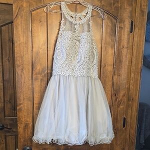 Elegant Gray Homecoming Dress